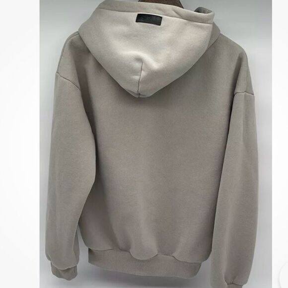 Comfrt Coordinate Oversized Hoodie In Stone Relaxed Weighted Baggy Unisex Hoodie - Picture 4 of 9